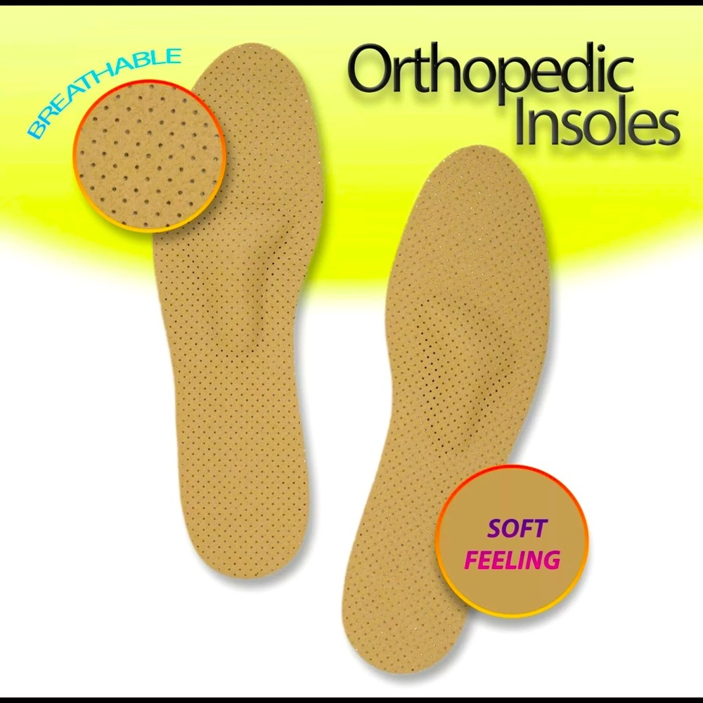 Orthotic Insoles with Metatarsal Arch Support Shock Absorption For Men